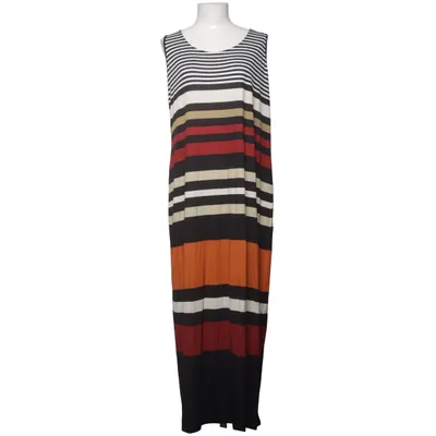 Maxikjole (Sort, Hvid, Flerfarvet) fra Paquito Elastan, Polyester, Viscose