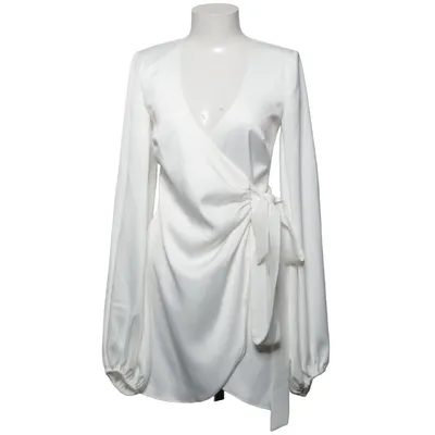 Robe portefeuille (Blanc) de Nookie Élasthane, Polyester