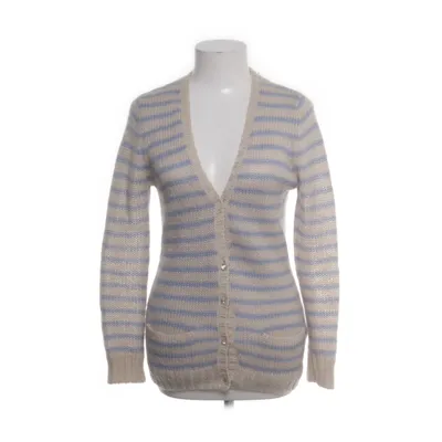 Cardigan (Beige, Blauw) van Samsøe & Samsøe Acryl, Mohair, Wol