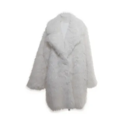 Winter coat (White) from Shein Curve Polyester