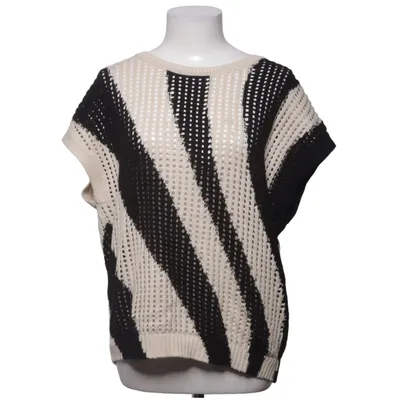 Slipover (Black, Beige) from Bonita Acrylic, Cotton