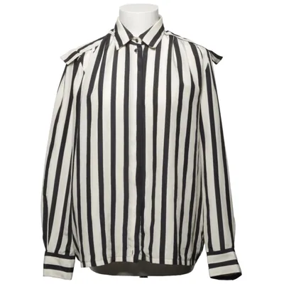 Blus (Svart, Vit) från Nordiska Kompaniet Polyester