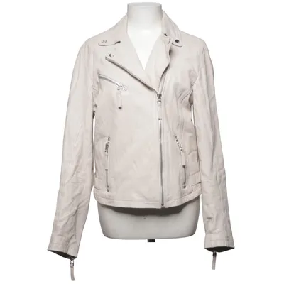Biker jacket (Beige) from Gipsy Cotton, Polyester