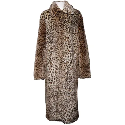 Vinterfrakke (Beige, Flerfarvet) fra GIAMBATTISTA VALLI x H&M Akryl, Polyester
