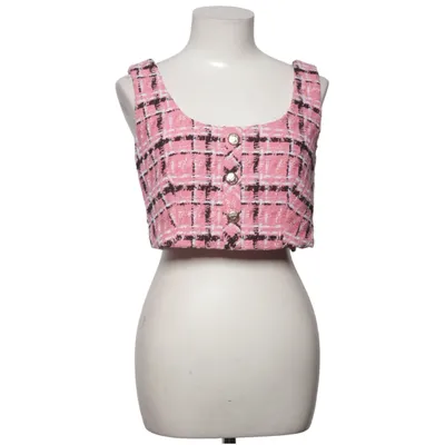 Crop top (Rosa, Svart, Vit) från Weill Akryl, Polyester, Viskos