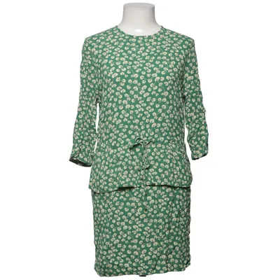 Robe (Vert, Beige) de Ganni Viscose
