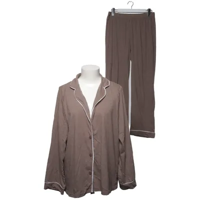 Pyjama (Marron) de Ladies lounge Coton, Polyester