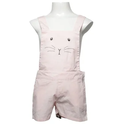 Hängselshorts (Rosa) från Émile et Ida Bomull, Elastan