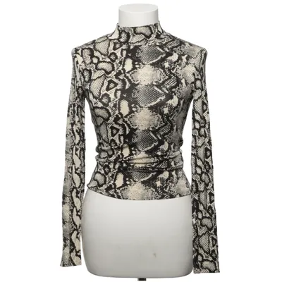 Topp (Svart, Beige) från Gina Tricot Elastan, Viskos