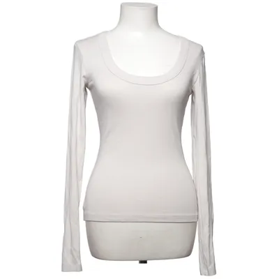Långärmad t-shirt (Beige) från H&M Basic Bomull, Elastan