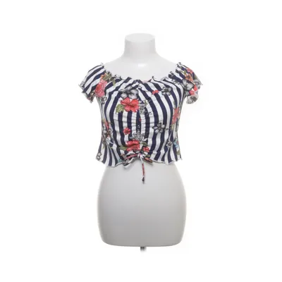 Crop top (Bleu, Blanc, Multicolore) de Papaya Élasthane, Polyester