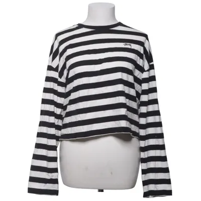 Lange mouwen shirt (Zwart, Wit) van Stüssy Katoen