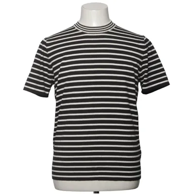 T-shirt (Black, White) from Urban Revivo Polyester, Viscose