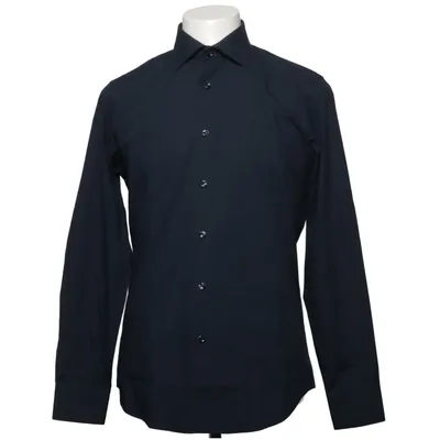 Shirt (Blauw) van Cavalli Class Katoen, Elastaan