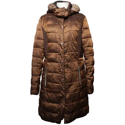 Wintermantel (Braun) von Blue Flame Kunstpelz, Polyamid, Polyester