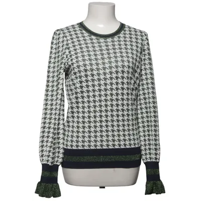 Sweater (White, Green) from Baum Und Pferdgarten Cotton, Metallic fiber, Polyamide, Polyester, Viscose