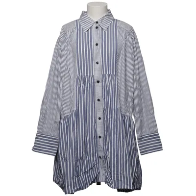Kleid (Blau, Weiß) von Ganni Bio-Baumwolle
