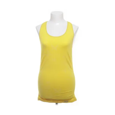 Sports tank top (Yellow) from Kari Traa Elastane, Polyamide