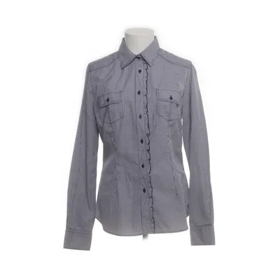 Shirt (Wit, Blauw) van Stenströms Katoen
