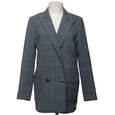 Blazer (Gray) from Ganni Elastane, Polyester, Viscose