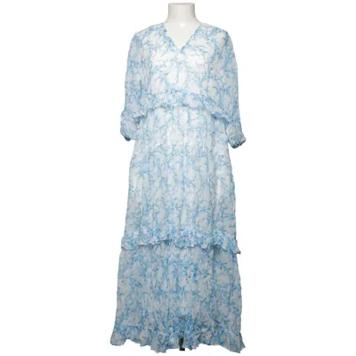 Maxikjole (Blå, Hvid) fra Mrs & Hugs Viscose