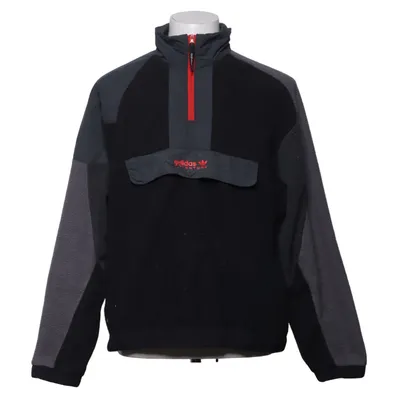 Fleecetrøje (Sort, Grå, Flerfarvet) fra Adidas Originals Polyamid, Polyester