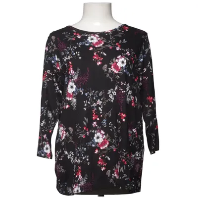 Blus (Svart, Flerfärgad) från Florie Bomull, Viskos
