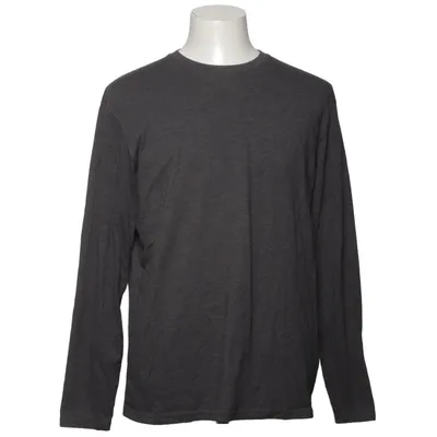 T-shirt à manches longues (Gris) de Ragman Coton, Polyester