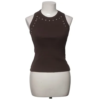 Tank Top (Brown) from Bik Bok Cotton, Elastane