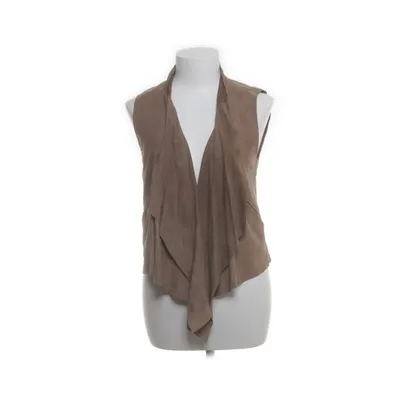 Leren vest (Beige) van Massimo Dutti