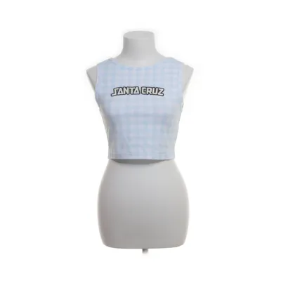 Crop top (Blå, Vit) från Santa Cruz Bomull, Elastan