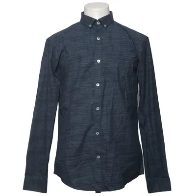 Shirt (Blue) from Lindbergh White Cotton