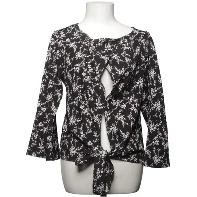 Wickelbluse (Schwarz, Weiß) von Lisanza