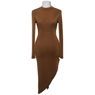 Jurk (Bruin) van True Decadence Elastaan, Polyester