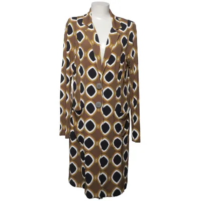 Jurk (Bruin, Zwart, Wit) van ML Collections Elastaan, Viscose