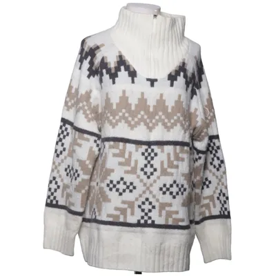 Sweater (Hvid, Brun, Flerfarvet) fra Kari Traa Akryl, Elastan, Polyamid, Uld