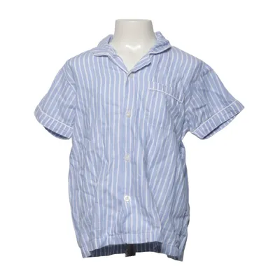 Chemise à manches courtes (Bleu, Blanc) de Harrods Coton