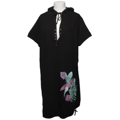 Hood dress (Black, Multicolored) from Bpc Bonprix Collection Sport Cotton