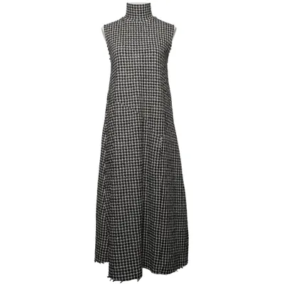 Kjole (Sort, Hvid) fra Zara Akryl, Bomuld, Polyester