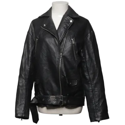 Biker jacket (Black) from Linn Ahlborg x NA-KD Polyurethane