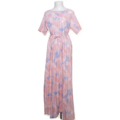 Maxi dress (Pink, Blue, White) Cotton, Polyester
