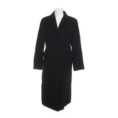 Manteau (Noir) de Caractère Mohair, Laine