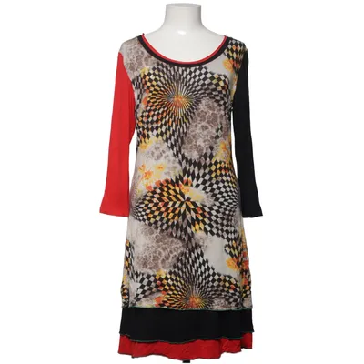 Jurk (Zwart, Rood, Meerkleurig) van My Design Paris Elastaan, Viscose