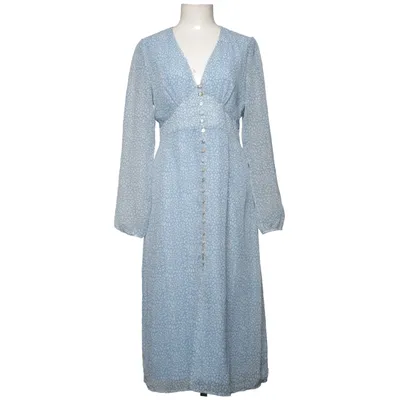Dress (Blue, White) from Adoore Polyester