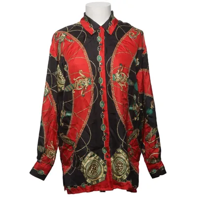 Blouse (Red, Black, Multicolored) from Valerie Stevens Silk
