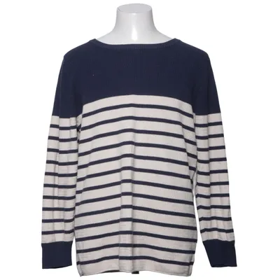 Sweater (Blue, White) from PL & CO Casual Attire Cotton