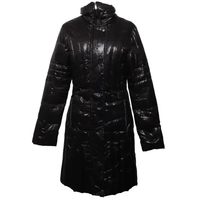 Dunfrakke (Sort) fra Jones Dun, Fjer, Polyester