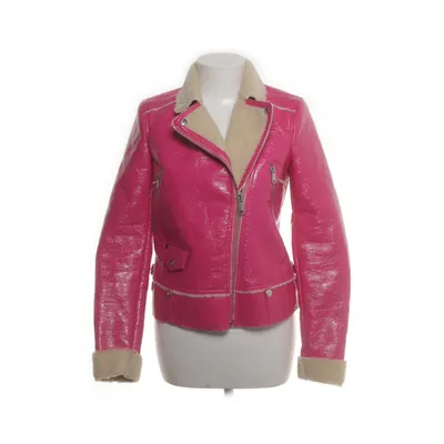Bikerjack (Roze, Beige) van Replay Katoen, Polyester