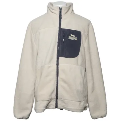 Fleece jas (Beige, Zwart) van Lonsdale Polyester
