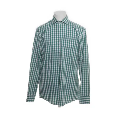 Skjorta (Grön, Vit) från Boss Hugo Boss Bomull